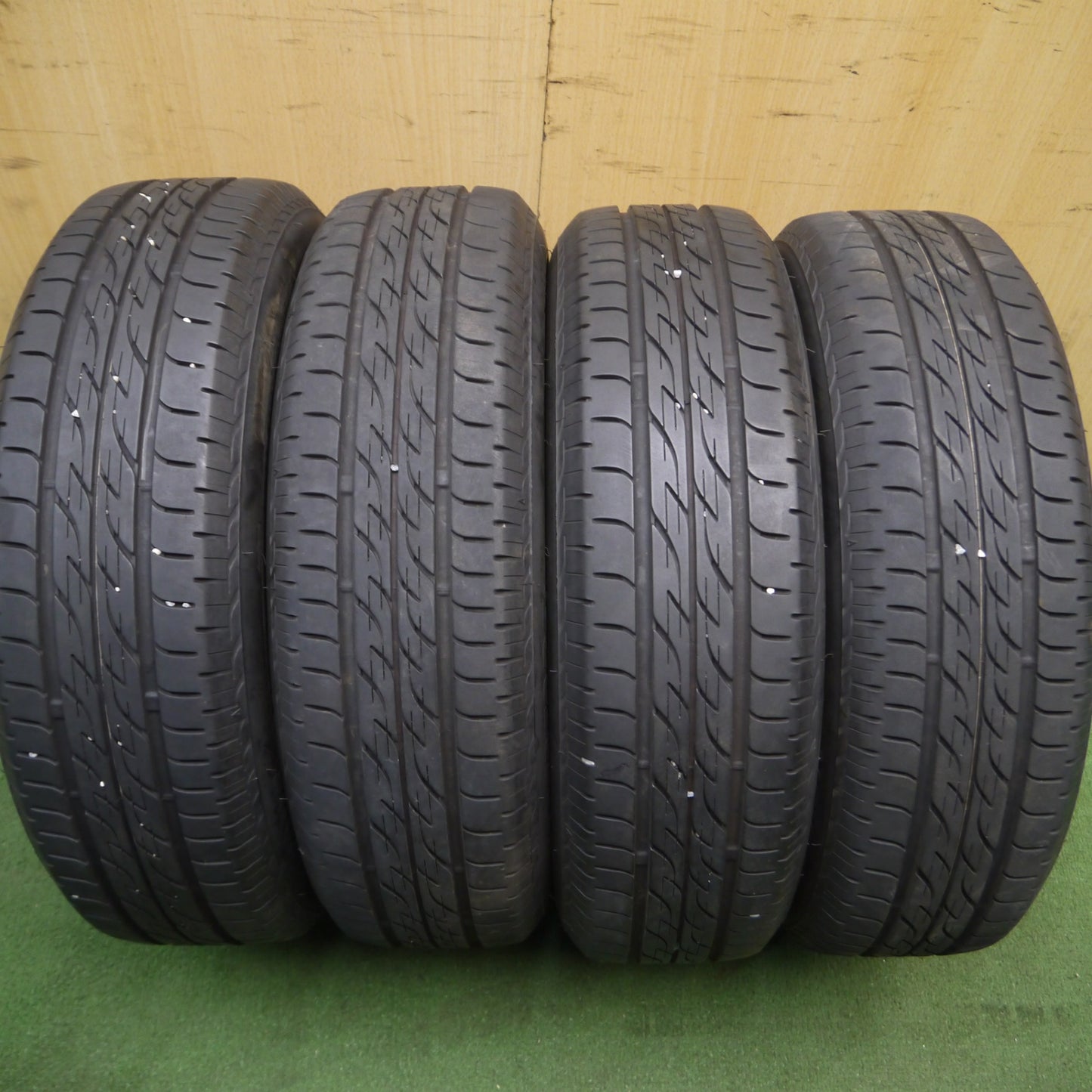 *送料無料* キレイ！20年★155/65R14 ブリヂストン ネクストリー エコピア GYLE 14インチ PCD100/4H★4032708Hノ