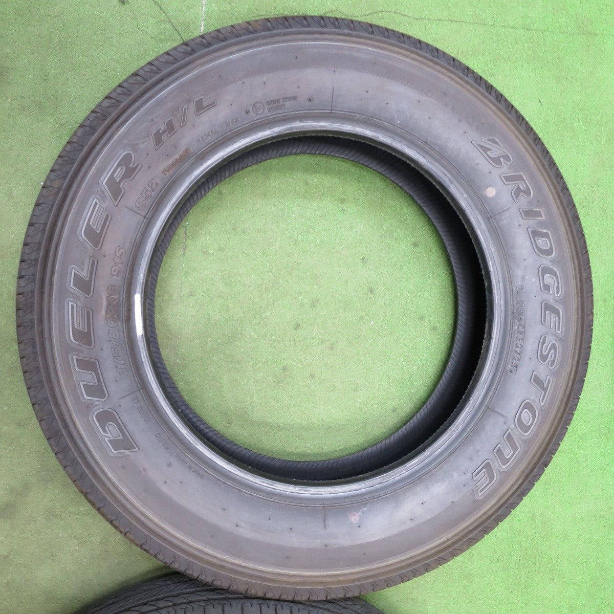 新車外し！25年★ジムニー 175/80R16 ブリヂストン デューラー H/L 852 DUELER タイヤ 16インチ★6030901NGノタ