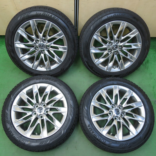 センサー付！バリ溝！キレイ！9.5分★レクサス LS 500 h バージョンL 純正 245/50R19 スタッドレス ヨコハマ アイスガード iG60 ZPS 19インチ PCD120/5H★5071004イス