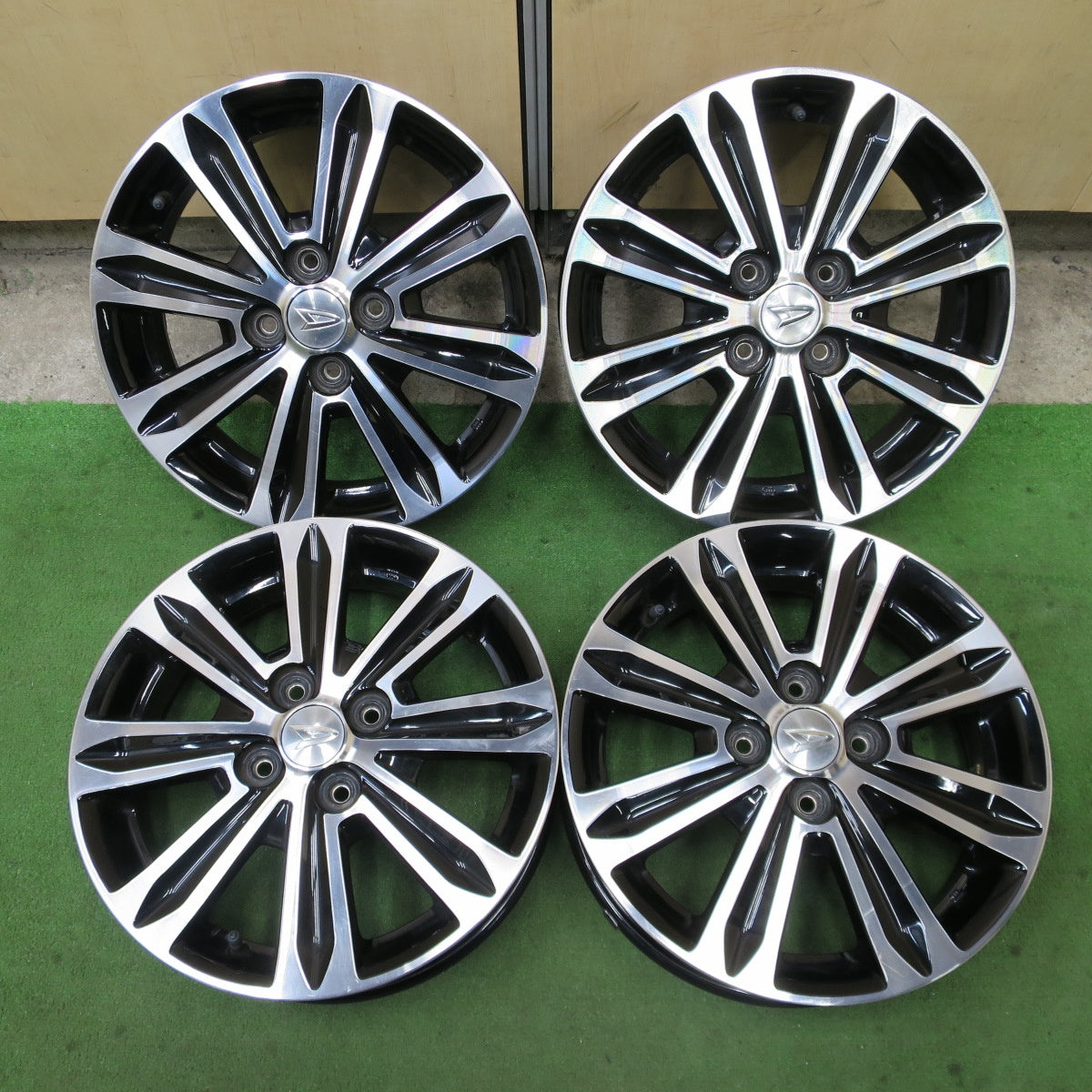 4本価格★ダイハツ タント カスタム 純正 ホイール 15インチ 15×4.5J PCD100/4H★6031604NGホ
