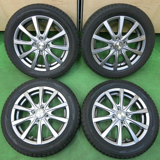 [送料無料] バリ溝！キレイ！9.5分★軽サイズ 165/60R15 スタッドレス ヨコハマ アイスガード iG50 プラス GRASS PCD100/4H★4052311イス