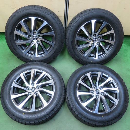 バリ溝！22年！キレイ！9.5分★トヨタ 30系 アルファード ヴェルファイア 純正 225/60R17 スタッドレス グッドイヤー アイスナビ7 17インチ PCD114.3/5H★5101703イス