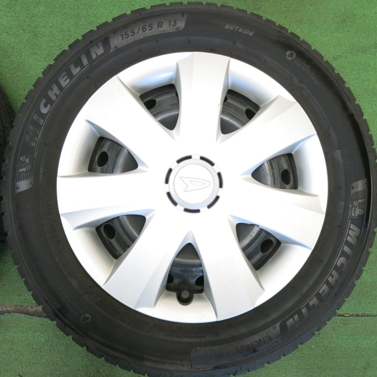 4本価格！23年◎ダイハツ ムーヴ 純正 スチール 155/65R13 ミシュラン エナジーセイバー4 13インチ PCD100/4H◎6071603HAノ
