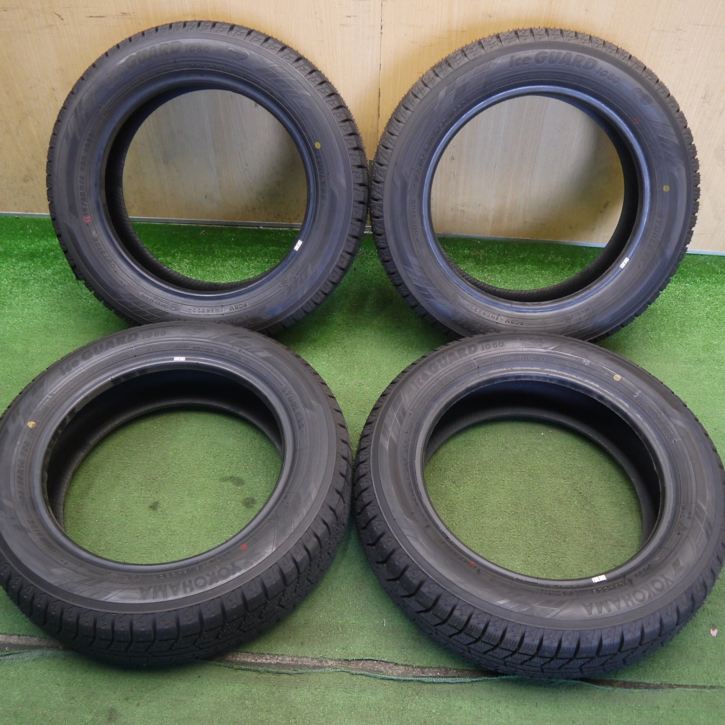 未使用！23年★スタッドレス 155/65R14 ヨコハマ アイスガード iG60 タイヤ 14インチ デイズ ルークス タント スペーシア 等★6071404Hスタ