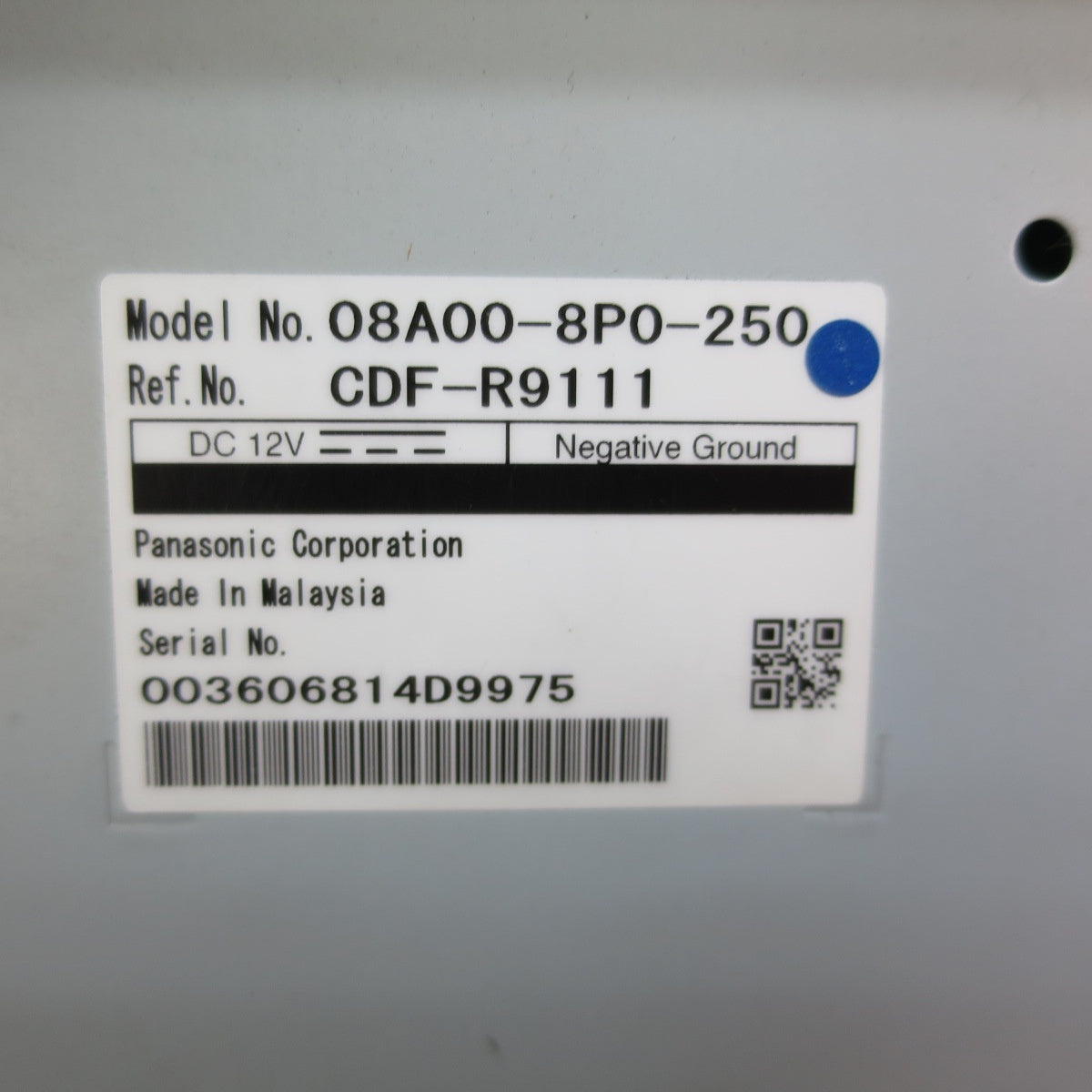 ☆ホンダ 純正 Gathers CD プレーヤー WX-128CU 08A00-8P0-250 カー オーディオ CD デッキ ギャザズ カー パーツ 現状品☆ [送料無料]