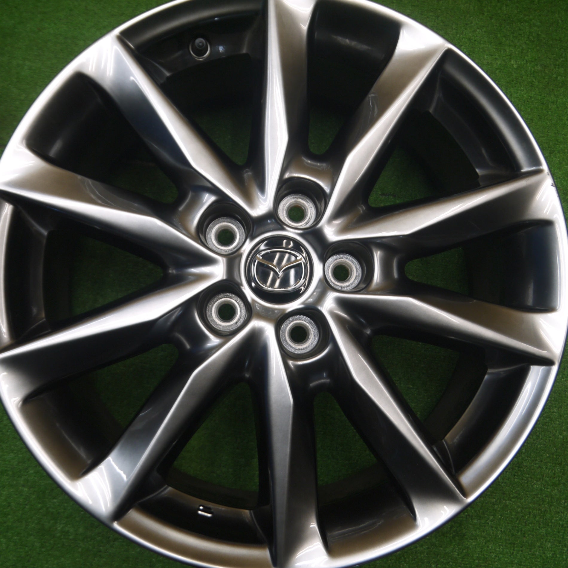 送料無料] キレイ☆マツダ BM系 アクセラ スポーツ 純正 ホイール 18