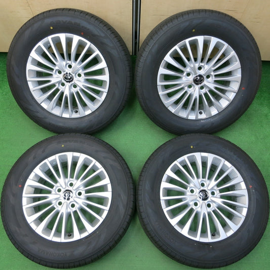 新車外し！24年★トヨタ 40系 ヴェルファイア アルファード 純正 225/65R17 ヨコハマ アドバン V03 PCD120/5H★4041806イノ