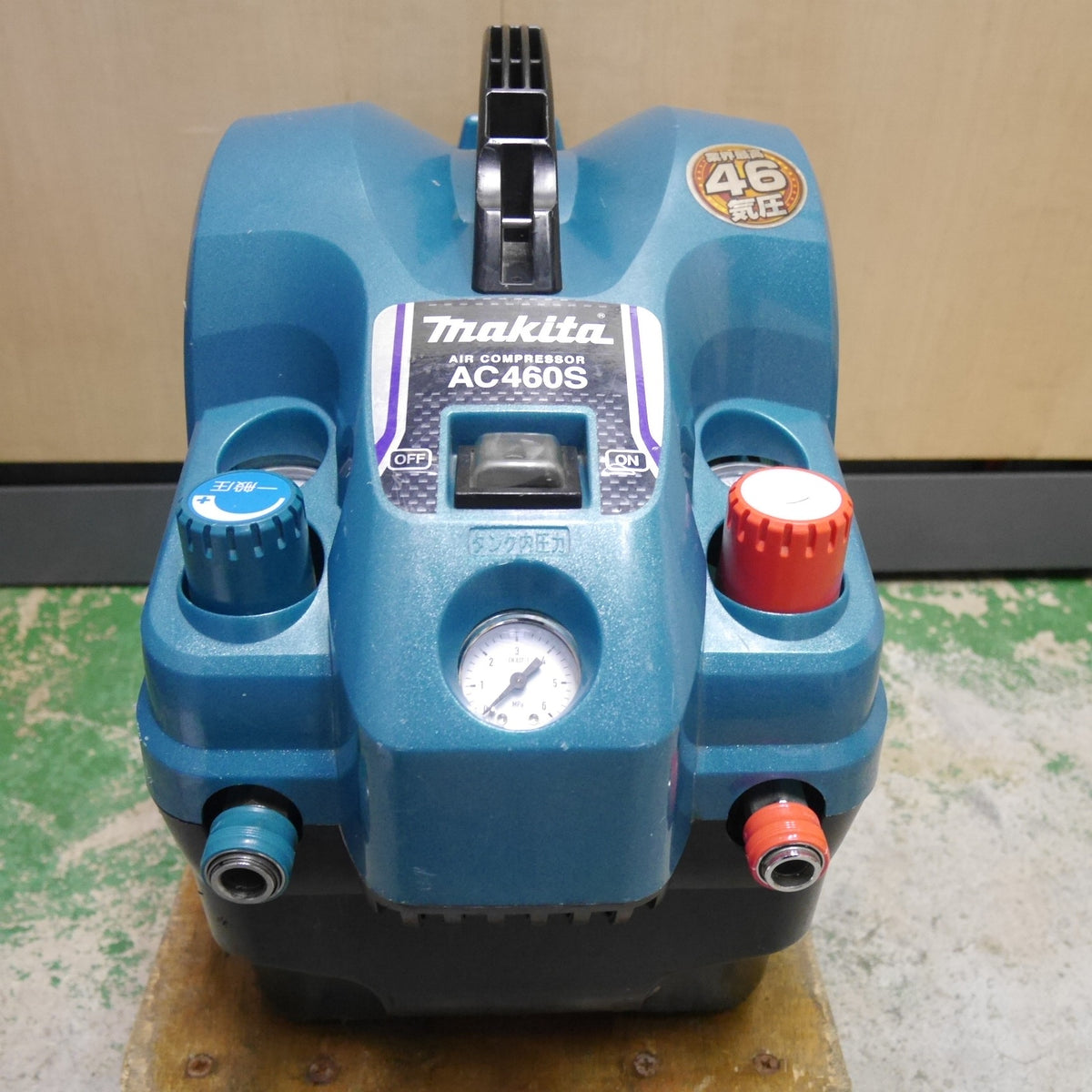 ☆マキタ エア コンプレッサー AC460S 3L タンク エアー ツール 工具 高圧 一般圧 50/60Hz makita 100V☆