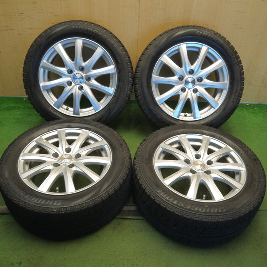 バリ溝！キレイ！9.5分以上◎スタッドレス 205/55R16 ブリヂストン ブリザック VRX ravrion RS01 ラブリオン 16インチ PCD114.3/5H◎6082505Hス