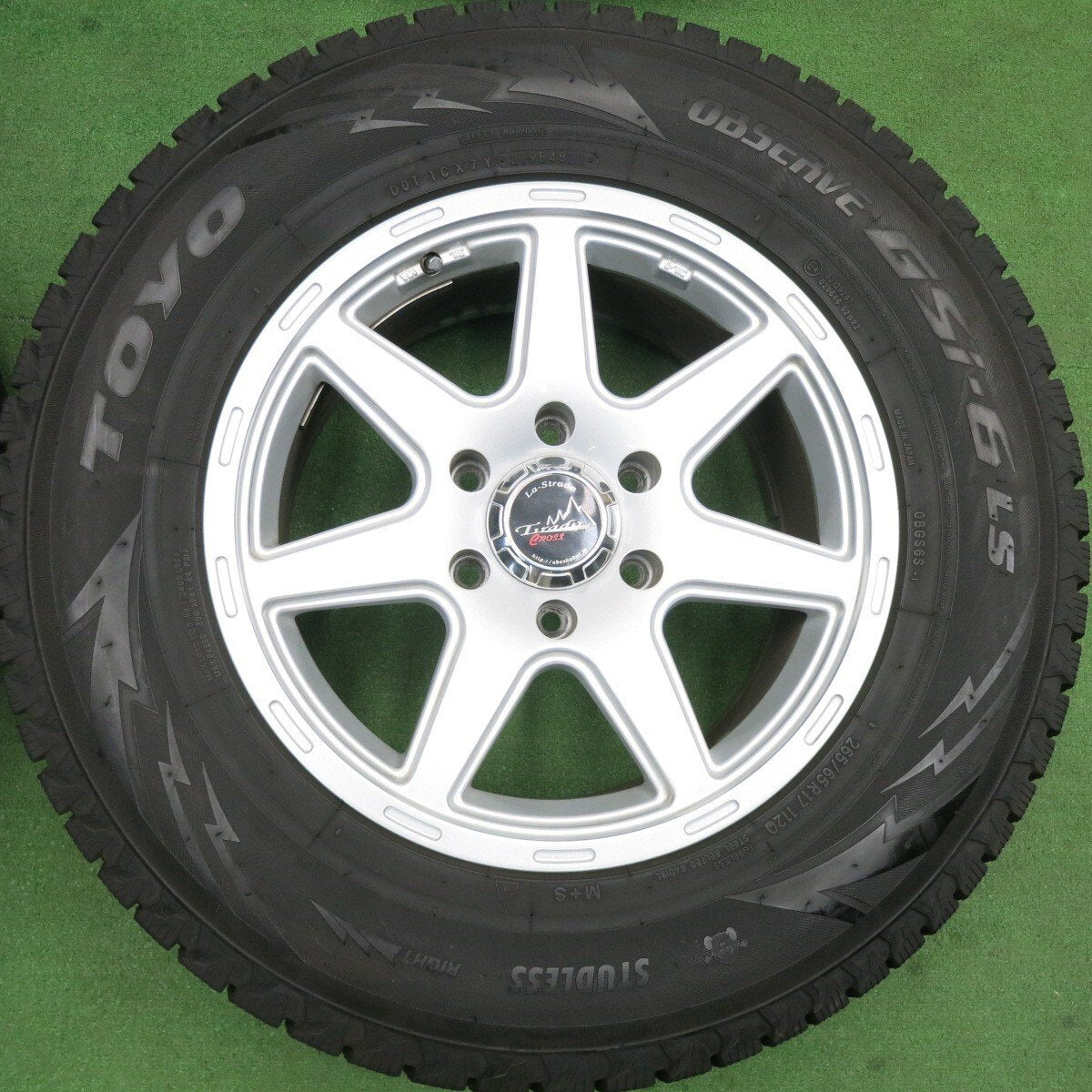バリ溝！21年！キレイ！9.5分★スタッドレス 265/65R17 トーヨー オブザーブ GSi-6 LS Tirado CROSS La-Strada 阿部商会 PCD139.7/6H★4123107HAス