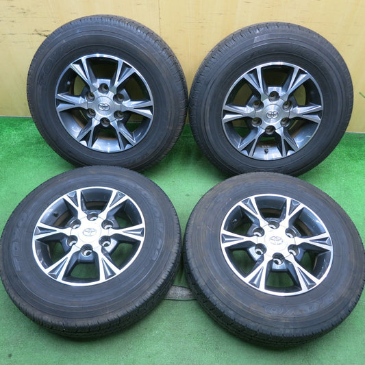 バリ溝！9.5分★トヨタ 200系 ハイエース 純正 OP 195/80R15 107/105L トーヨー V-02e 15インチ PCD139.7/6H★5052304HAノ