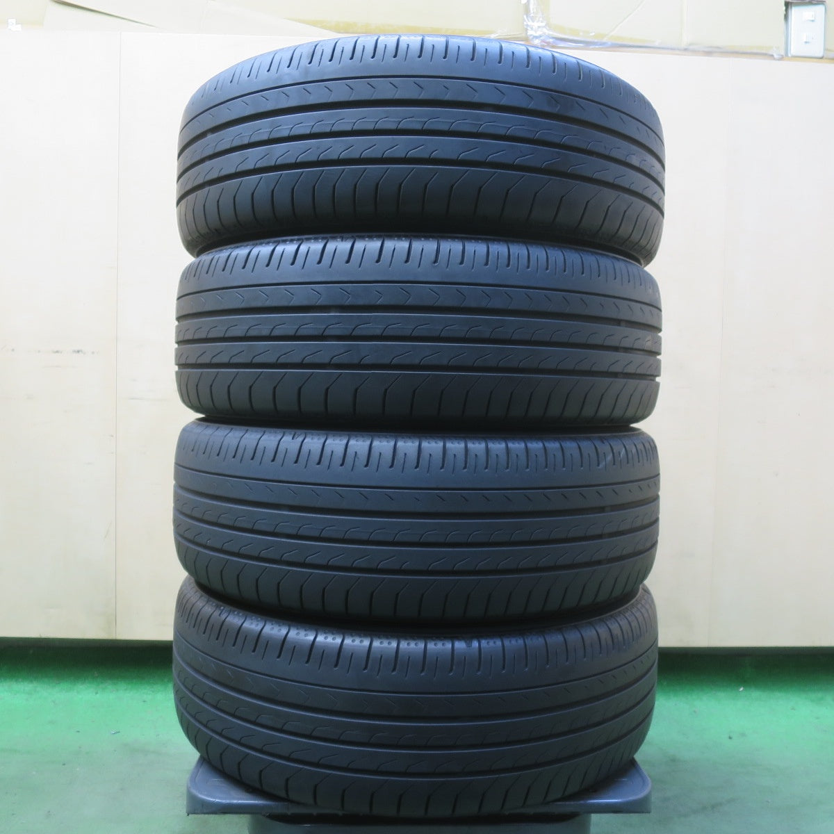 キレイ！22年◎175/55R15 ヨコハマ BluEarth-RV RV03 CK G.speed Gスピード ブルーアース 15インチ PCD100/4H◎6091107イノ
