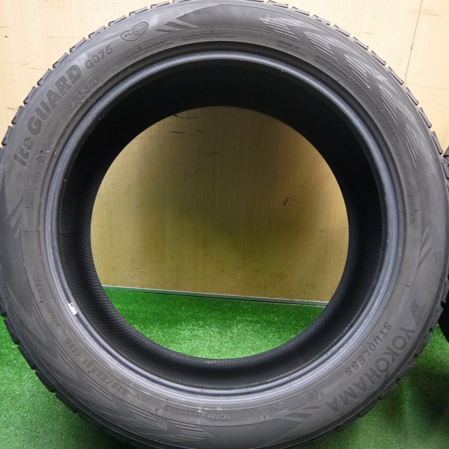 バリ溝！9.5分★スタッドレス 275/50R21 ヨコハマ アイスガード G075 タイヤ 21インチ レクサス LX ランクル ランドローバー レンジローバー 等★6013007Hス