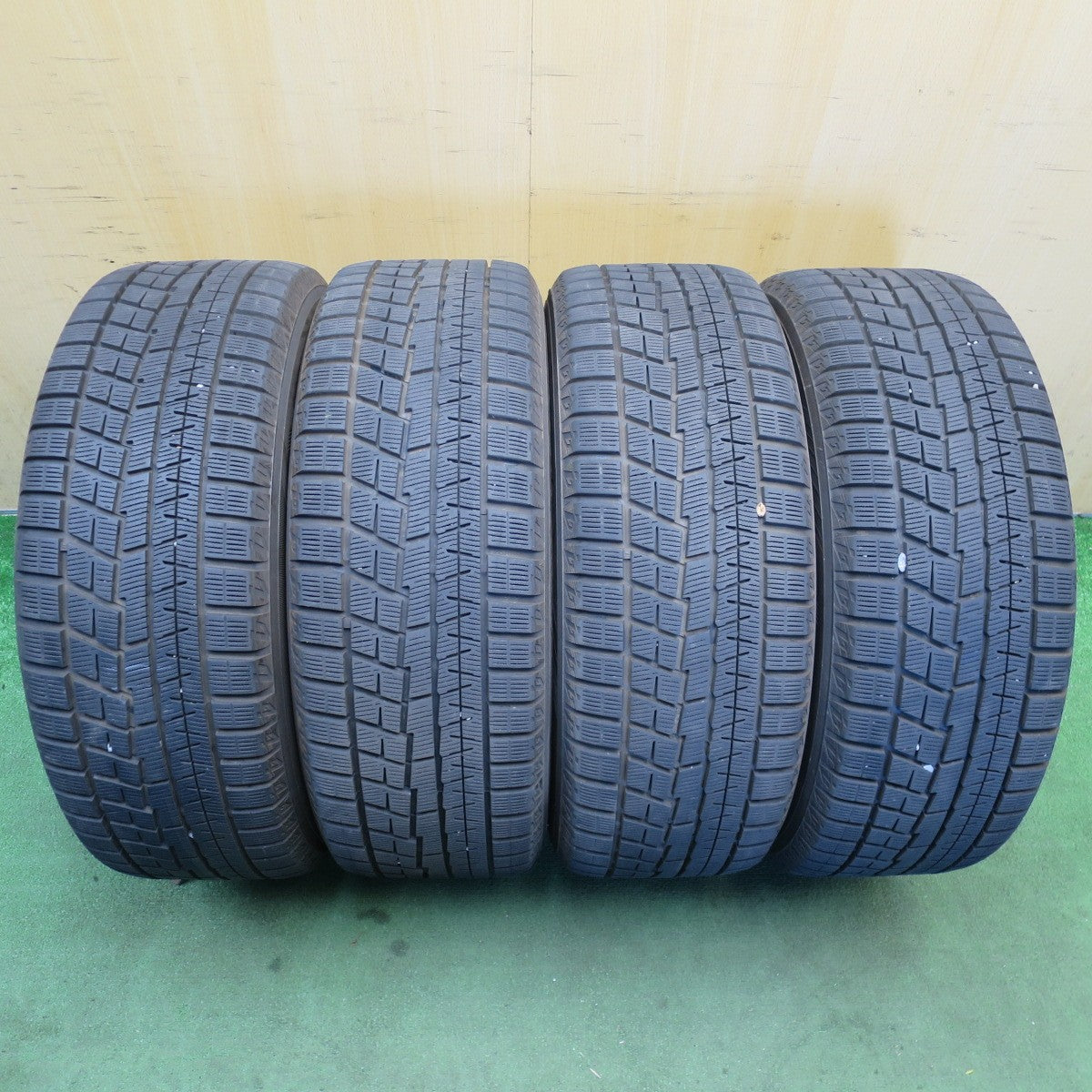 バリ溝！23年！キレイ！9.5分◎BMW MINI 等 BORBET typeV 225/55R17 スタッドレス ヨコハマ アイスガード iG60 ボルベット タイプ5 17インチ PCD112/5H◎6072501NJス