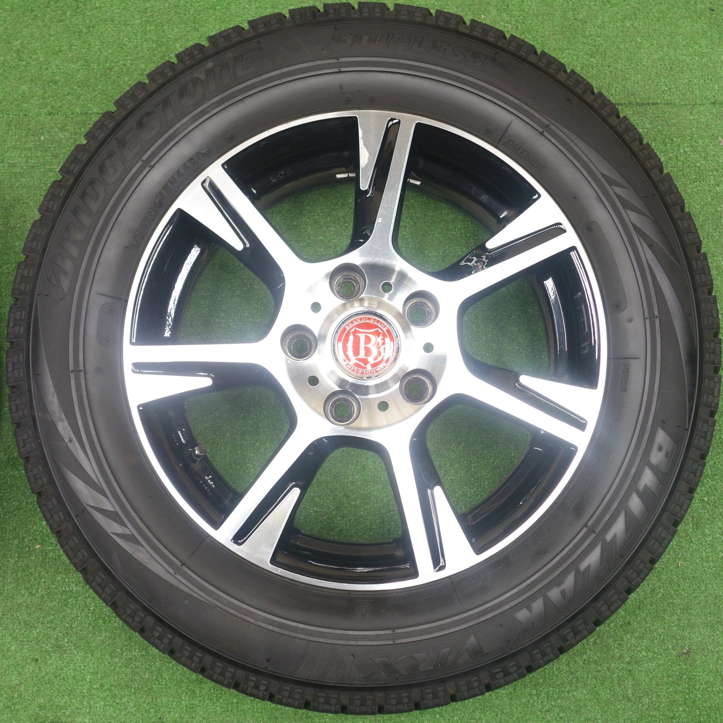 バリ溝！8.5分★スタッドレス 195/65R15 ブリヂストン ブリザック VRX BRANDLE-LINE ブランドルライン 15インチ PCD114.3/5H★6020901KTス