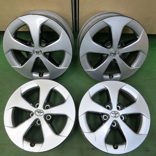 4本価格★トヨタ 30系 プリウス 純正 ホイール 15インチ 15×6J PCD100/5H★5051616SYホ