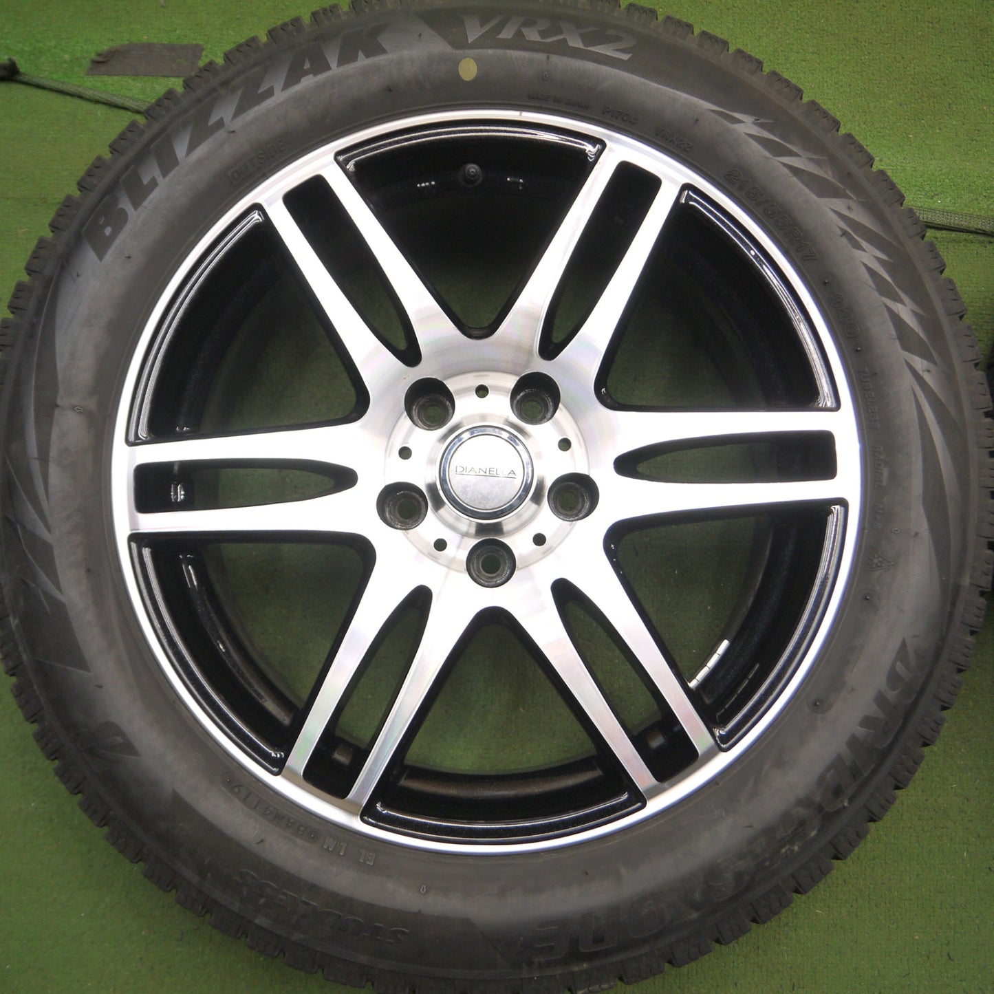 *送料無料* 4本価格★スタッドレス 215/55R17 ブリヂストン ブリザック VRX2 DIANELLA ディアネラ 17インチ PCD114.3/5H★4051509Hス