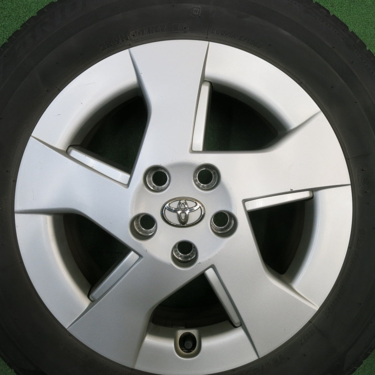 4本価格★トヨタ 30系 プリウス 純正 195/65R15 ブリヂストン エコピア EP150 15インチ PCD100/5H★5041806TNノ