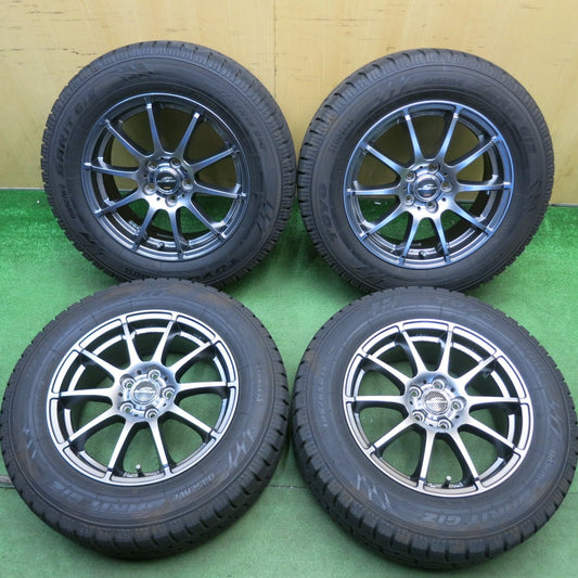 バリ溝！23年！キレイ！9.5分★プリウス 等 195/65R15 スタッドレス トーヨー オブザーブ ガリット GIZ SCHNEIDER シュナイダー 15インチ PCD100/5H★6052308HAス