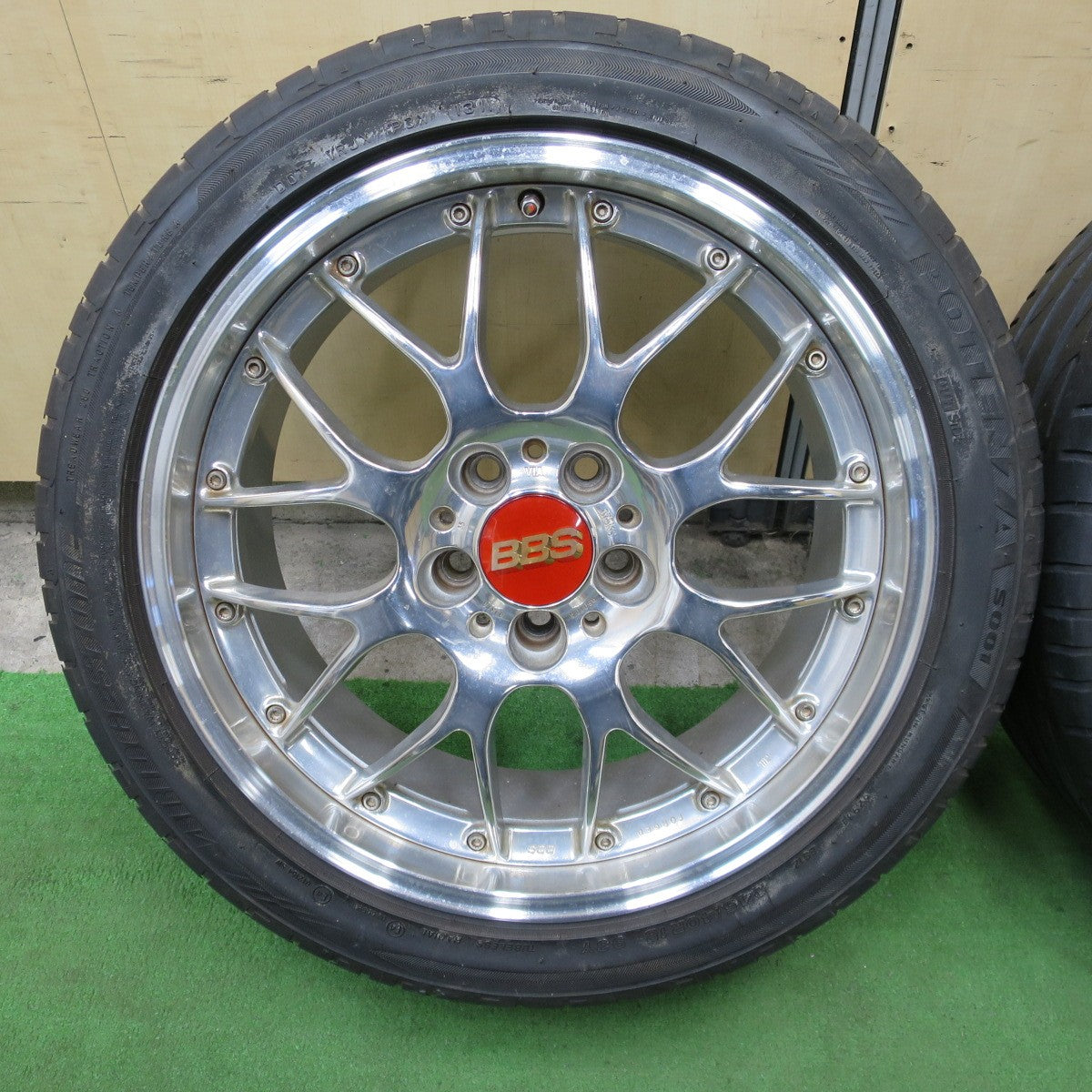 2本価格★BBS RS910A 245/40R18 ブリヂストン ポテンザ S001 18インチ PCD112/5H★6022101ナノ