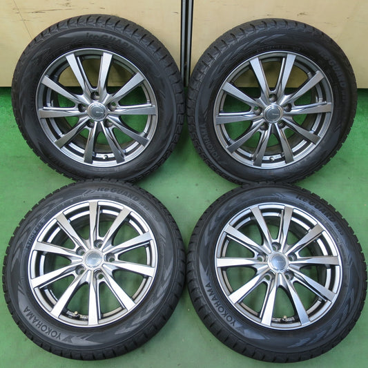 超バリ溝！22年！キレイ！9.5分以上★スタッドレス 205/55R16 ヨコハマ アイスガード iG53 GRASS グラス 16インチ PCD114.3/5H★5061807イス