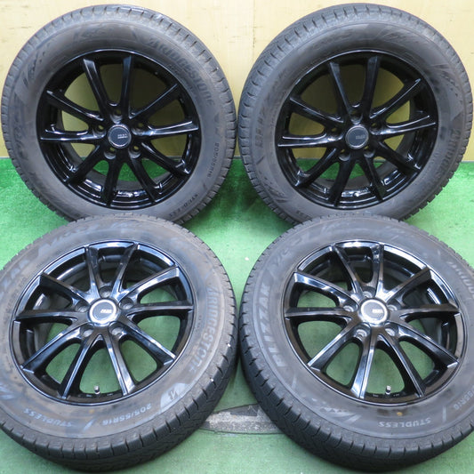 バリ溝！21年！9.5分★スタッドレス 205/55R16 ブリヂストン ブリザック VRX3 PREO プレオ 16インチ PCD114.3/5H★5072402NJス