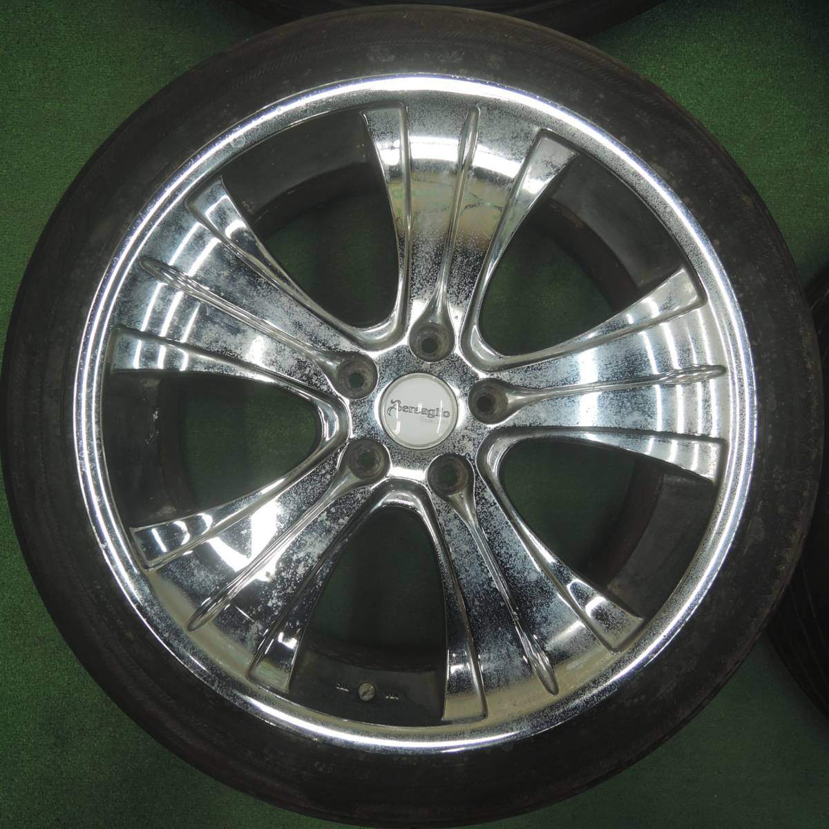 *送料無料* 4本価格★Bersaglio 245/40R19 ヨコハマ DNA GRAND map ベルサリオ 19インチ PCD114.3/5H★4022704SYノ