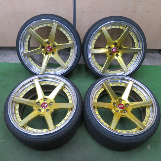 バリ溝！23年！8.5分★WORK ZEAST ST1 ZE1 225/30R20 245/30R20 ファイナリスト 595 EVO デリンテ サンダー D7 ワーク ジースト 20インチ PCD114.3/5H★6042202ナノ
