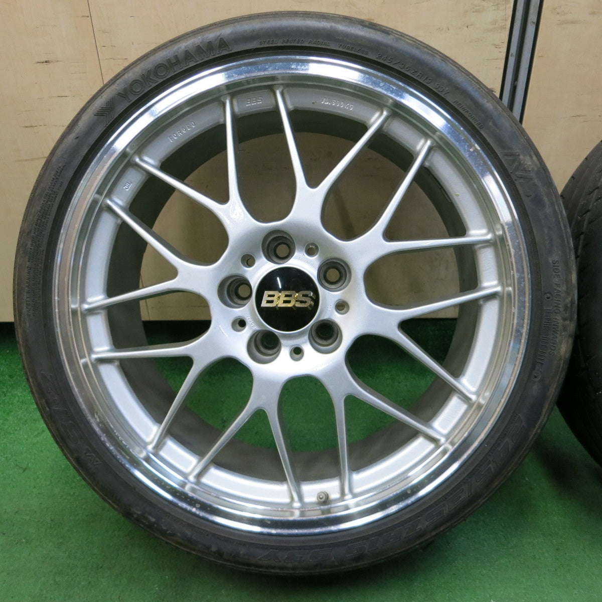 *送料無料* 4本価格★BBS RG727 RG730 245/35R19 275/30R19 ヨコハマ AVS S1-Z 19インチ PCD114.3/5H★4061203ナノ