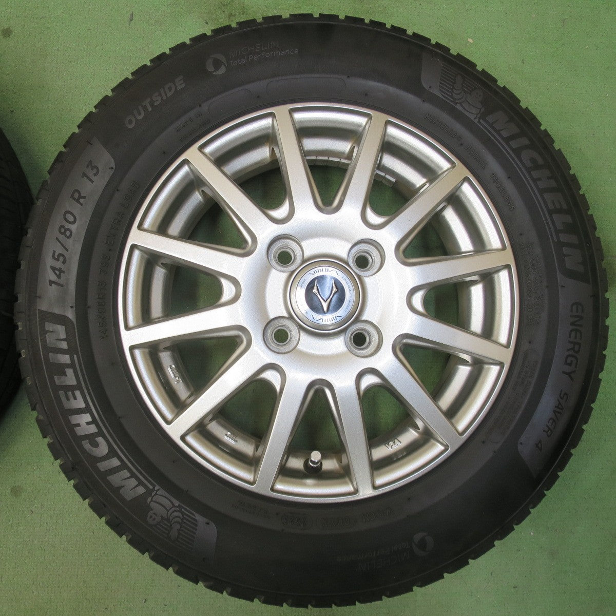 キレイ！23年★145/80R13 ミシュラン エナジーセイバー4 VATRRA バトラ 13インチ PCD100/4H★6043008イノ