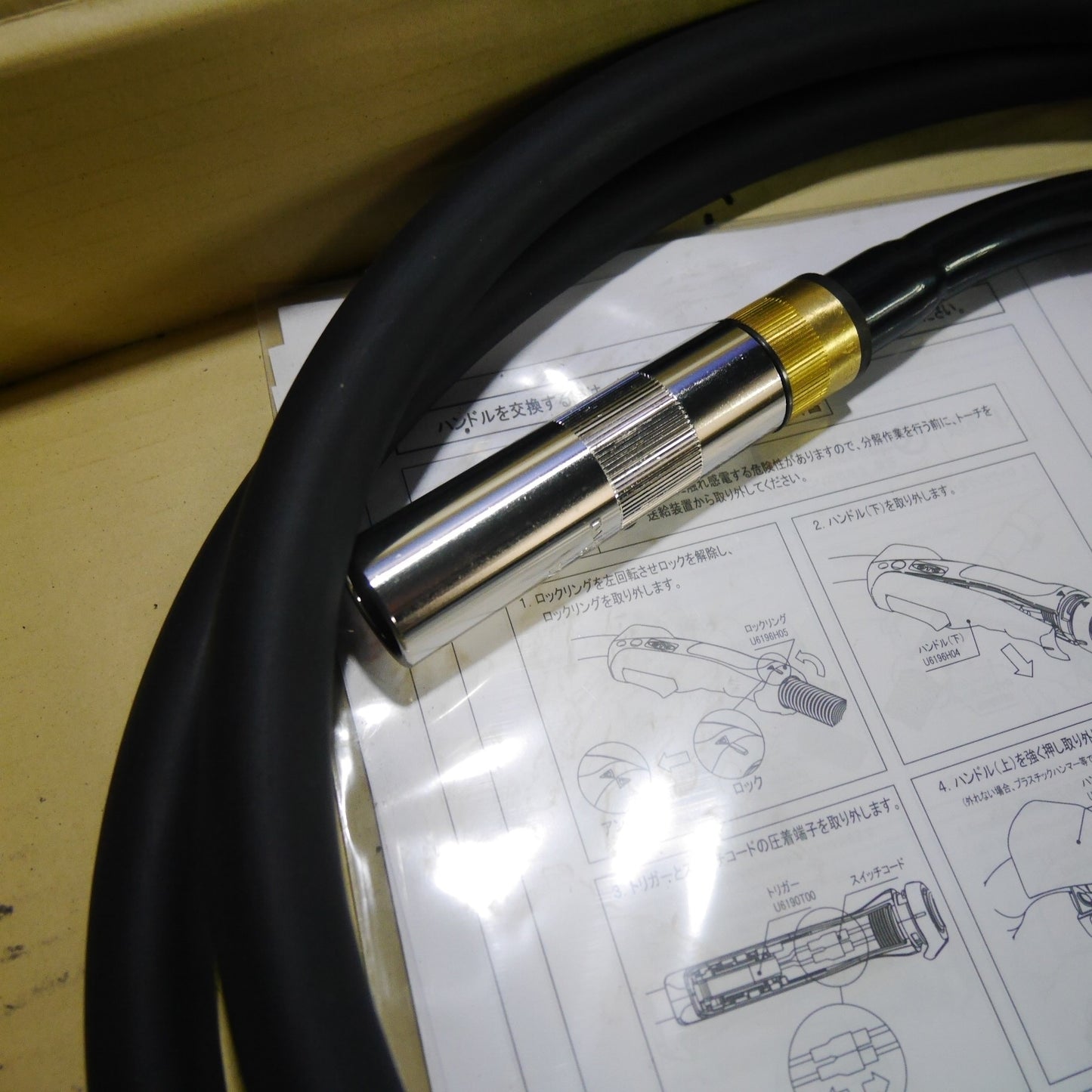 [送料無料] 未使用☆DAIHEN OTC ダイヘン 半自動 用 溶接 トーチ BT5000-30 12W0730-A WELDING TORCH②☆