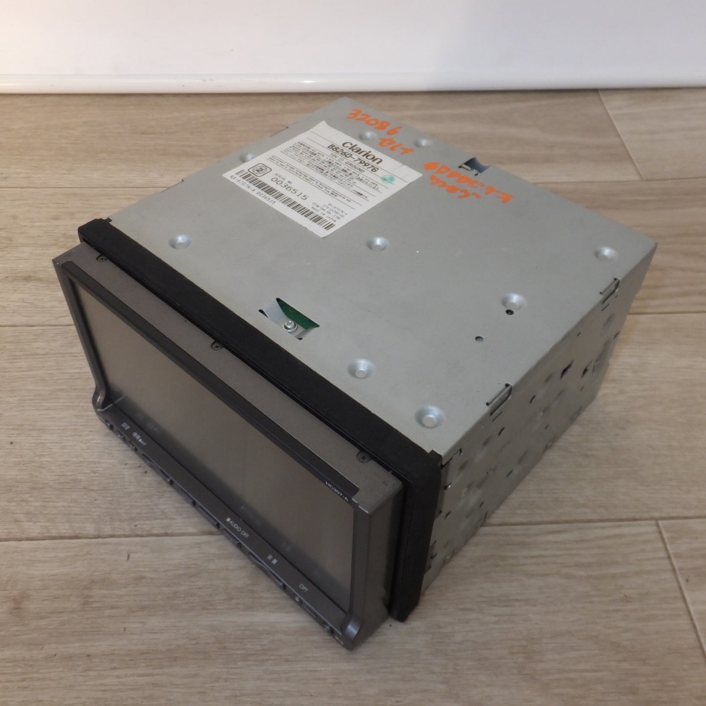 [送料無料] 現状品★クラリオン製 日産 純正 オリジナルナビゲーション HC307-A B8260-7997G(16)★