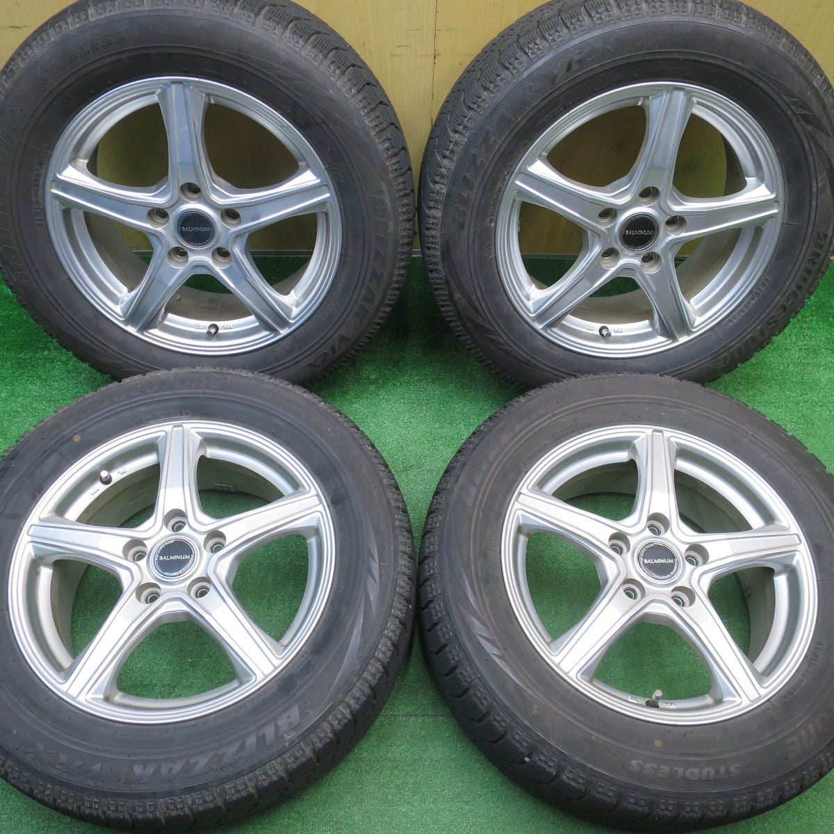 4本価格★スタッドレス 215/60R16 ブリヂストン ブリザック VRX BALMINUM バルミナ 16インチ PCD114.3/5H★5110906NJス