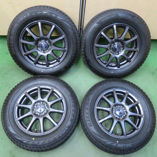 バリ溝！22年！キレイ！9分★プリウス 等 195/65R15 スタッドレス ブリヂストン ブリザック VRX2 VELVA CHARGE ヴェルヴァ 15インチ PCD100/5H★6041503イス