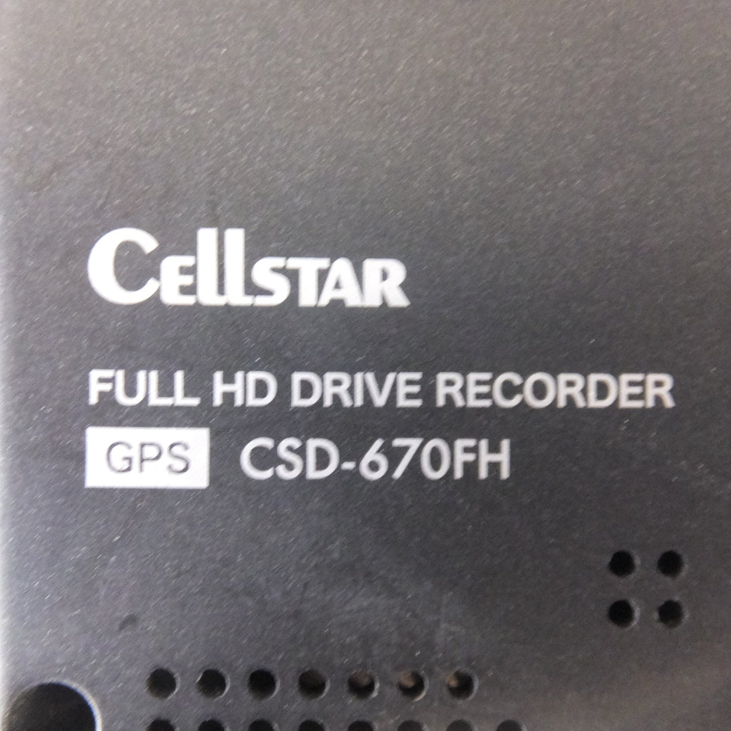[送料無料] ★セルスター CELLSTAR ドライブレコーダー CSD-670FH SDカードなし[68]★