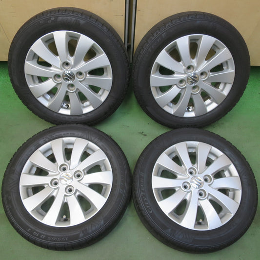 4本価格◎スズキ MK32S スペーシア カスタム 純正 155/65R14 バイキング CITYTECHⅡ 14インチ PCD100/4H◎6072801イノ