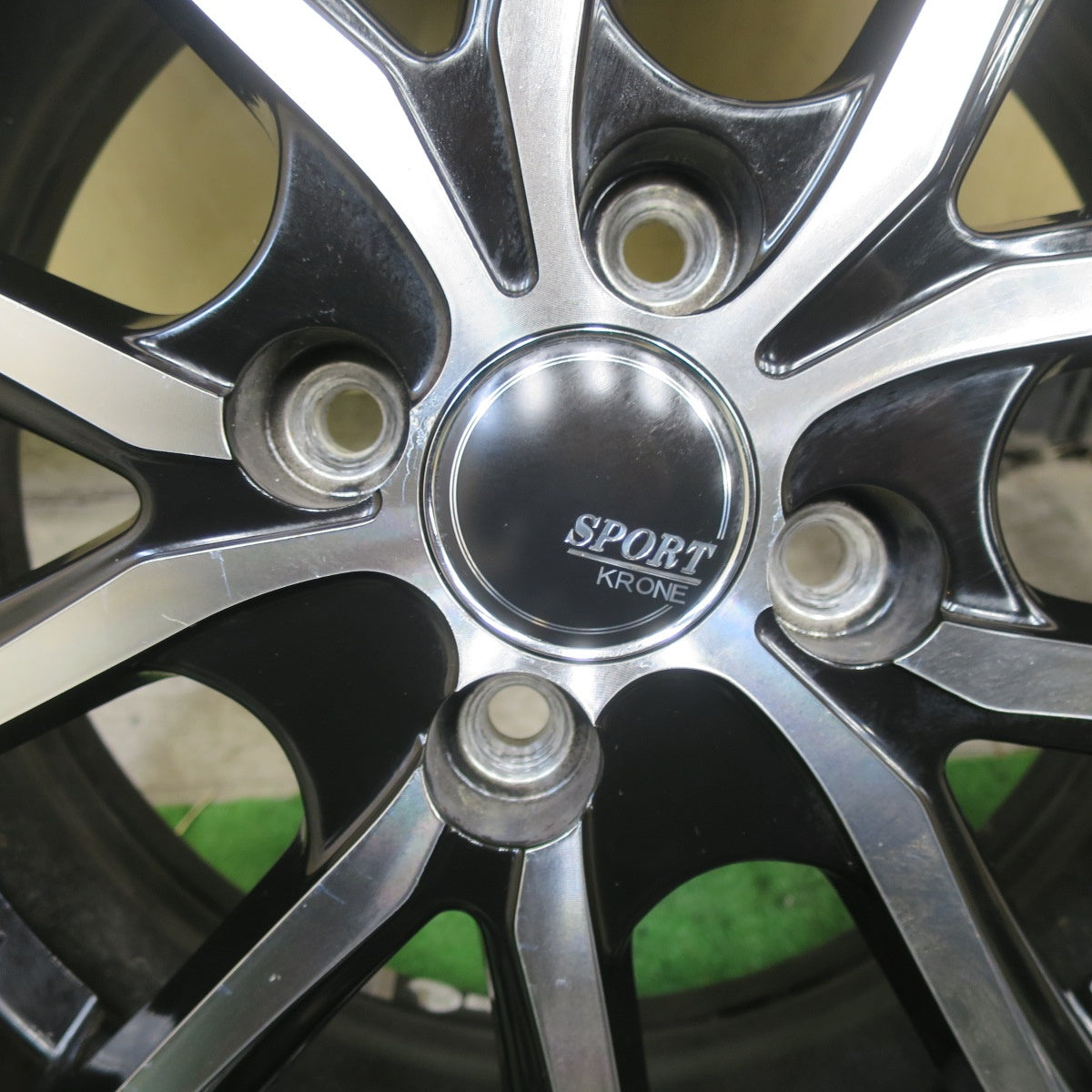バリ溝！キレイ！9.5分★スタッドレス 185/60R15 ヨコハマ アイスガード iG60 SPORT KRONE スポルト クローネ 15インチ PCD100/4H★5112502TTス