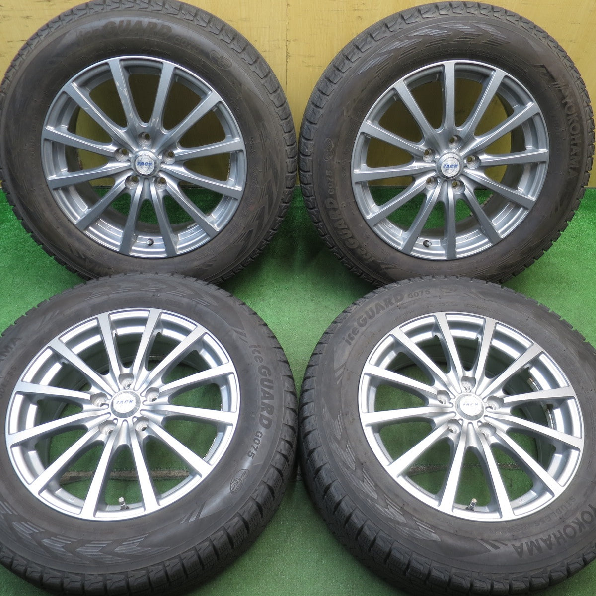バリ溝！9.5分★スタッドレス 225/65R17 ヨコハマ アイスガード G075 ZACK JP-112 MONZA ザック モンツァ 17インチ PCD114.3/5H★5072502NJス