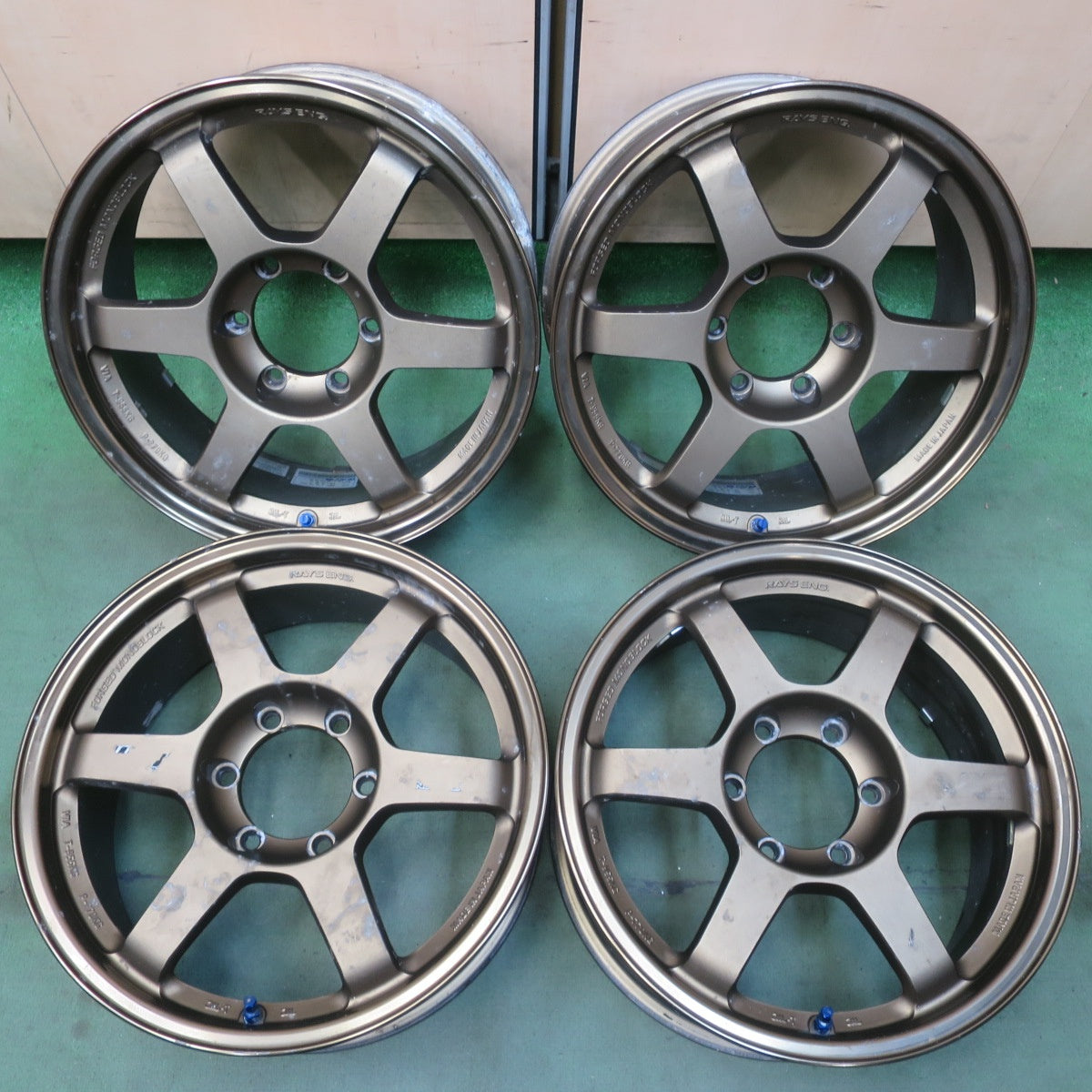 4本価格★RAYS VR TE37 MONOBLOCK 鍛造 18インチ ホイール レイズ モノブロック 18×8.0J PCD139.7/6H★6061403イホ