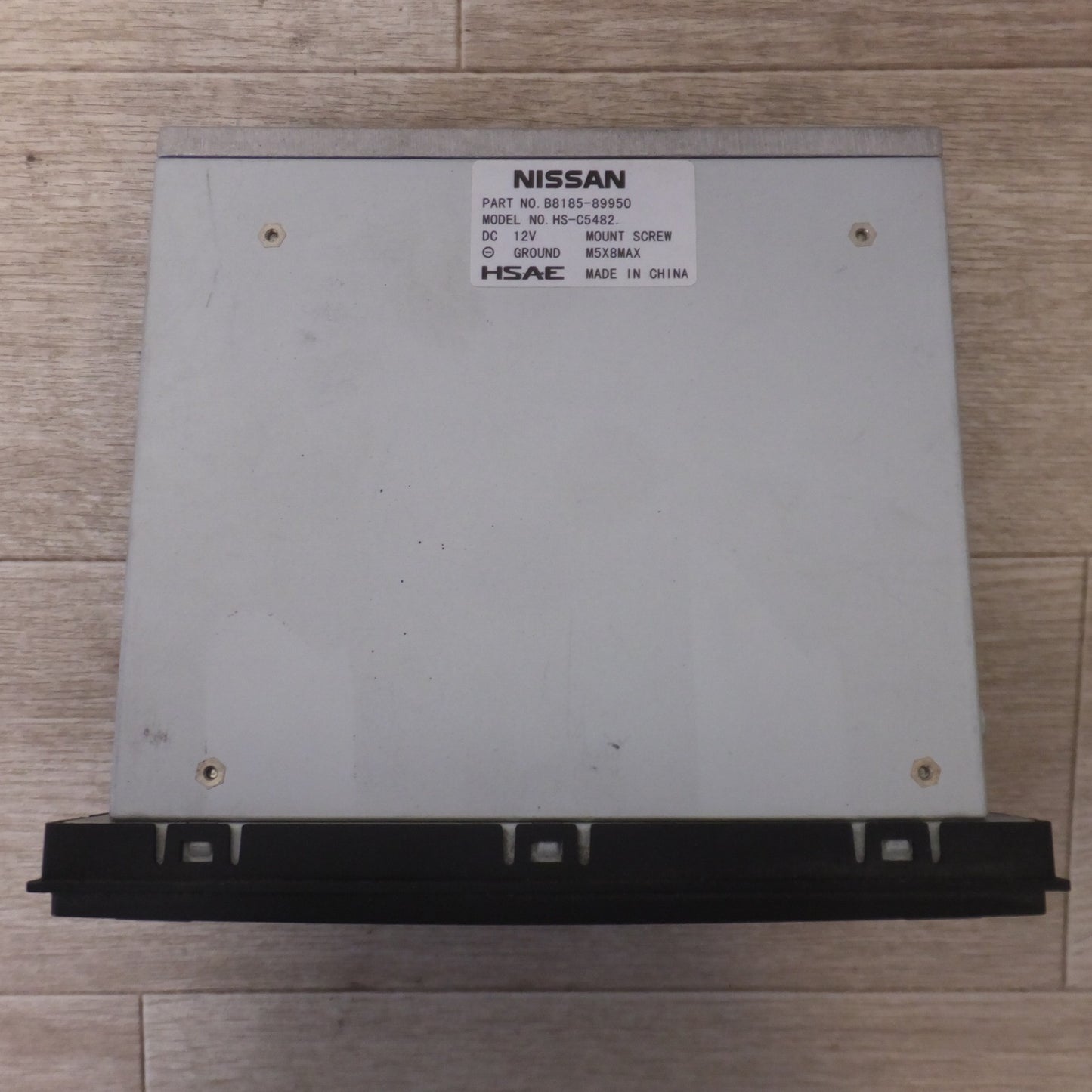 [送料無料] ★HSAE製 日産 純正 カーオーディオ CDプレーヤー HS-C5482 B8185-89950[17-2]★