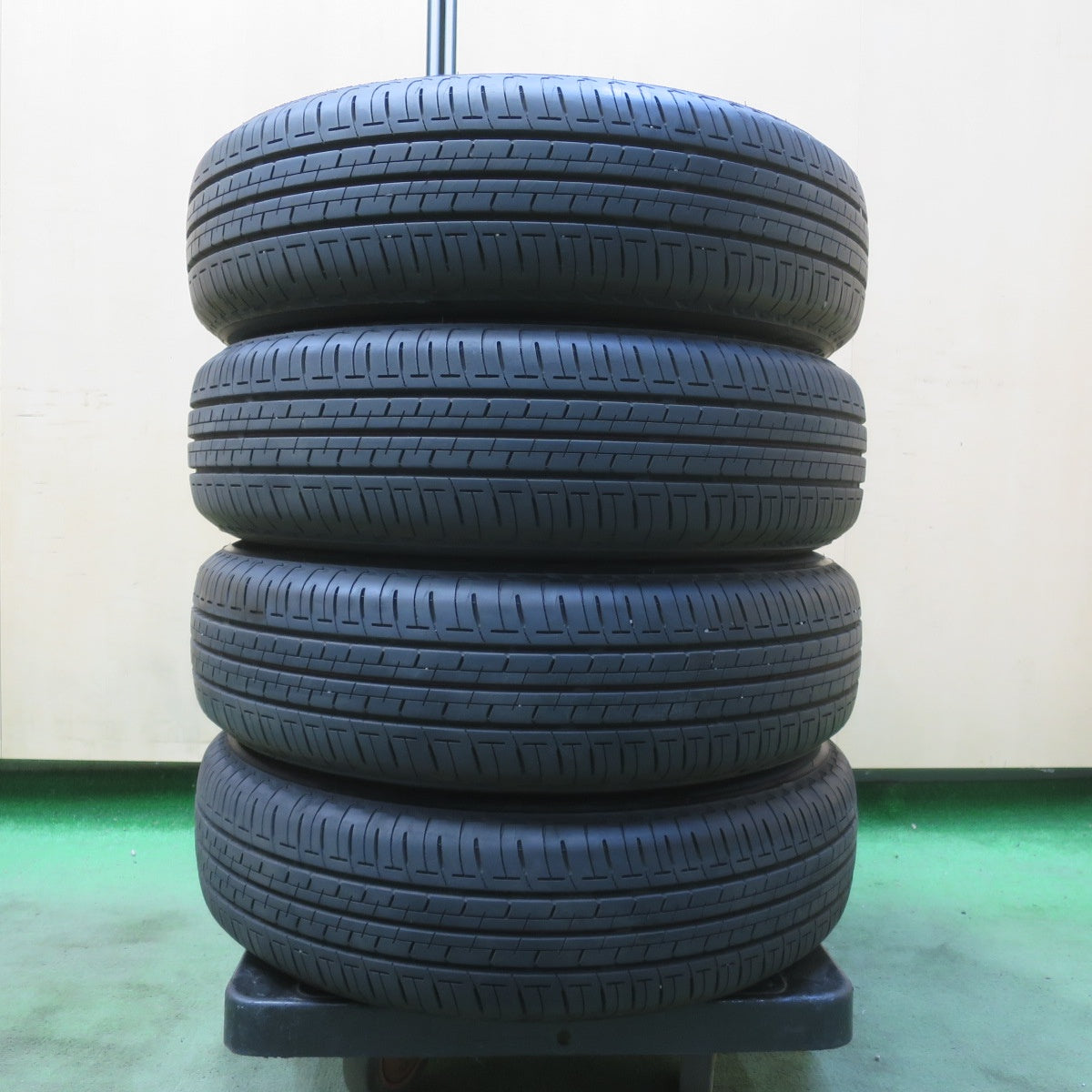 新車外し！26年★ダイハツ LA650S タント 純正 スチール 155/65R14 ブリヂストン エコピア EP150 14インチ PCD100/4H★6051907イノ