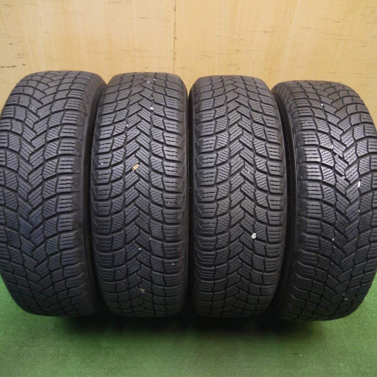 バリ溝！21年！キレイ！9分★スタッドレス 195/65R15 ミシュラン X-ICE SNOW NIRVANA NV ニルバーナ ニルヴァーナ 15インチ PCD114.3/5H★5012105Hス