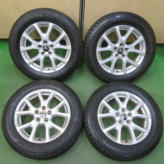 バリ溝！キレイ！8.5分★JEEP ジープ KL チェロキー 純正 225/60R17 スタッドレス ブリヂストン ブリザック DM-V2 17インチ PCD110/5H★5110707イス