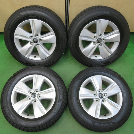 バリ溝！キレイ！9.5分★トヨタ 60系 ハリアー 純正 225/65R17 スタッドレス トーヨー ウインター トランパス TX 17インチ PCD114.3/5H★5021108イス