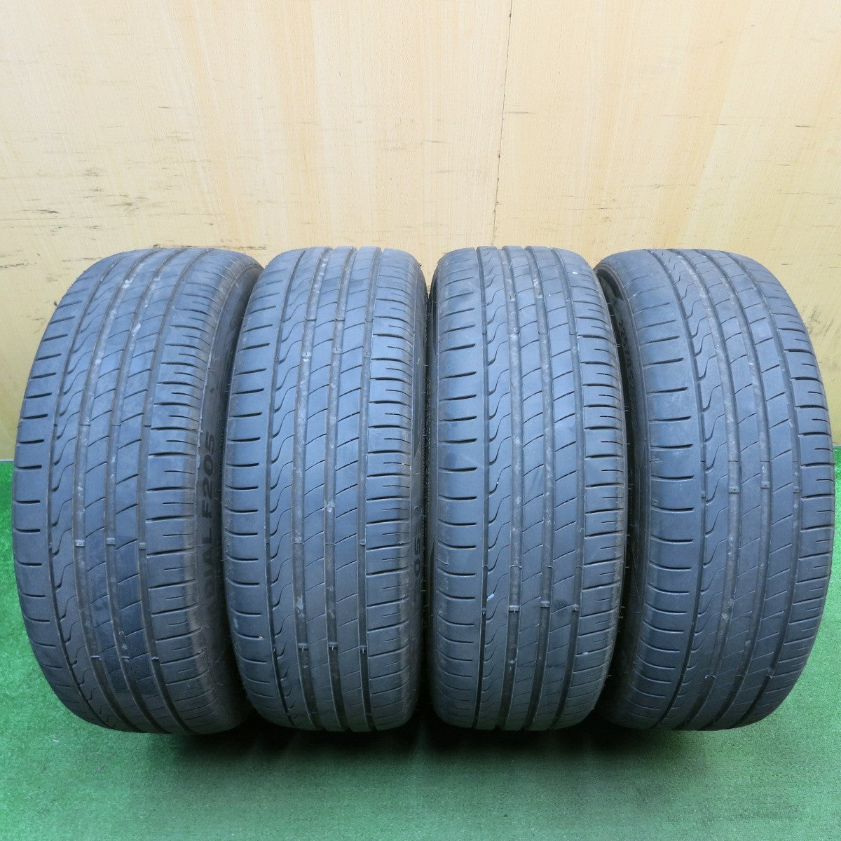 バリ溝！24年！9.5分★LEONIS GX 225/45R19 ミネルヴァ ラジアル F205 レオニス 19インチ PCD114.3/5H★5041505TNノ
