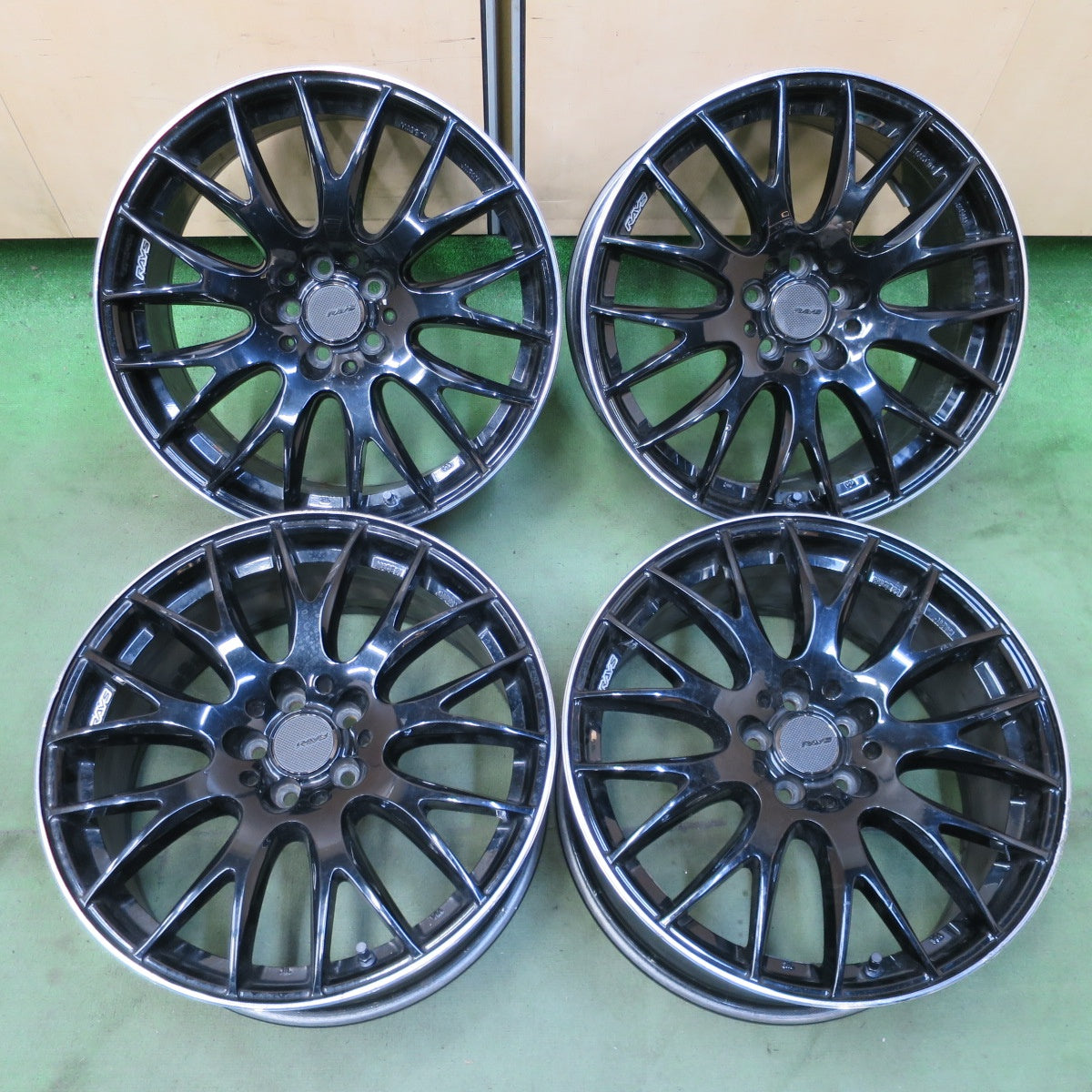 4本価格★プリウス 等 RAYS HOMURA 2×9 18インチ ホイール レイズ ホムラ 2X9 18×8J PCD100/5H★6071302NGホ