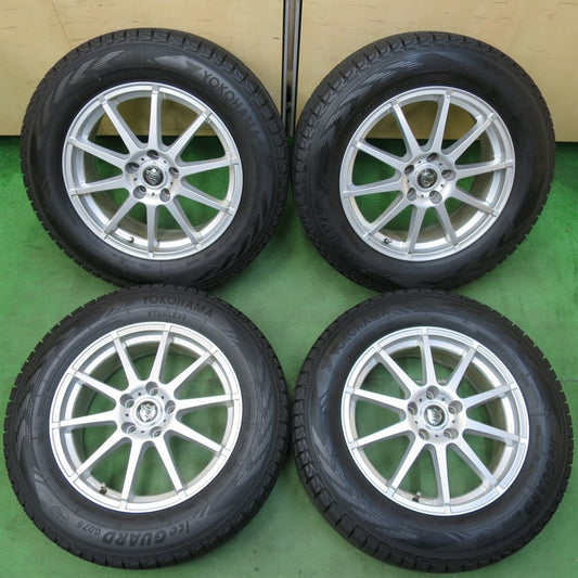 バリ溝！9.5分★スタッドレス 225/65R17 ヨコハマ アイスガード G075 社外 アルミ 17インチ PCD114.3/5H★5012514イス