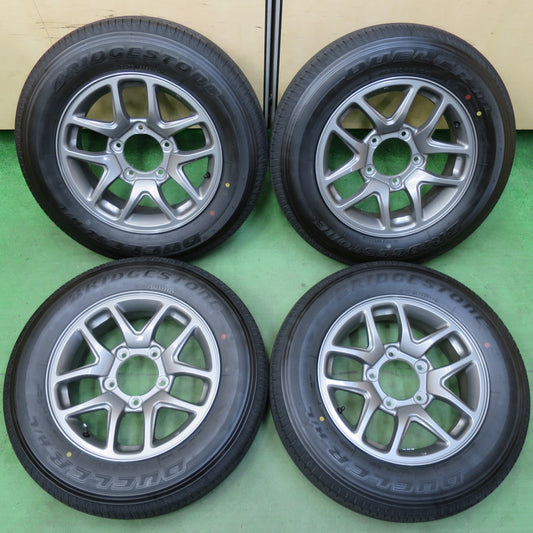 新車外し！24年★スズキ JB64W ジムニー 純正 175/80R16 ブリヂストン デューラー H/L 852 DUELER 16インチ PCD139.7/5H★5052612イノ