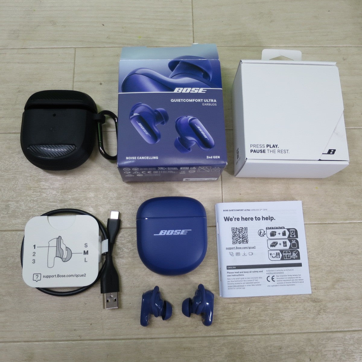 美品！ケースカバー付き☆BOSE ワイヤレス イヤホン QUIETCOMFORT ULTRA EARBUDS 2nd GEN 第2世代 ボーズ☆