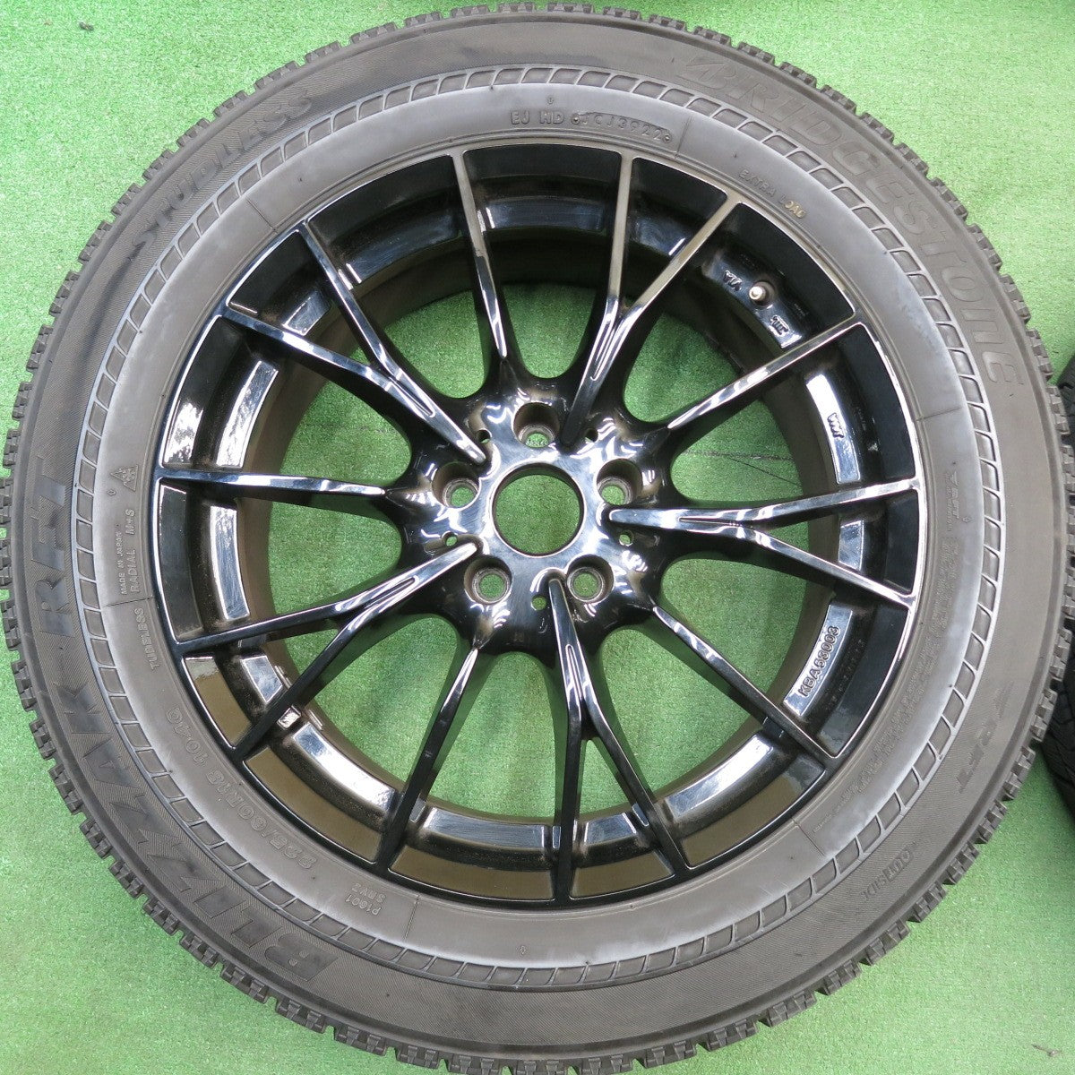4本価格！22年★BMW 等 MAK FABRIK 225/60R18 スタッドレス ブリヂストン ブリザック RFT ファブリック 18インチ PCD112/5H★6021508HAス